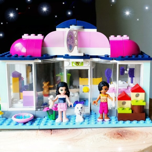 LEGO Friends #41007 ' HEARTLAKE Pet Salon ' EUC Discontinued Complete Set - Picture 1 of 11